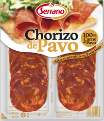 Chorizo de Pavo de Cárnicas Serrano 